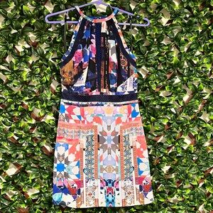 Marciano Silky scarf print dress